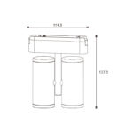 Foco LED Atlaf Serie 5mm 16W para carril magnético Blanco 42V - Imagen 2