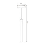Foco LED Tube Serie 5mm 7W para carril magnético Blanco 42V - Imagen 2