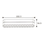 Foco LED Care Serie 5mm 12W para carril magnético Blanco 42V - Imagen 2