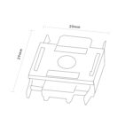 Unión Recta para Carril Magnético Serie 5mm - Imagen 4