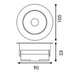 Foco Downlight LED orientable CobFix 15W CCT - Imagen 2