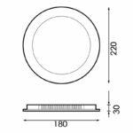 Downlight LED Pro Lass 22W - DSC - Imagen 2