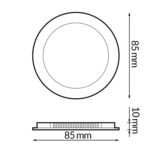 Panel LED Circular Serie Pro 5W CCT - Imagen 2