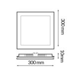 Panel LED Cuadrado Serie Pro 25W CCT - Imagen 2
