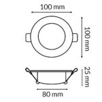 Downlight LED Pro Lass 7W CCT - Imagen 2