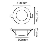 Downlight LED Pro Lass 10W CCT - Imagen 2