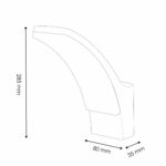 Aplique de pared Led Winni Black 12W - Imagen 2