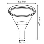 Farola LED Series Novas 60W - Imagen 2
