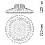 Campana UFO LED Brand 200W 0-10V - Imagen 2