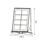 Aplique Led Solar White Eyes - Imagen 2