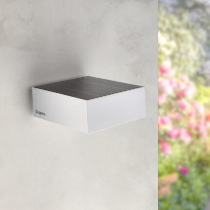 Aplique Led Solar White Bin