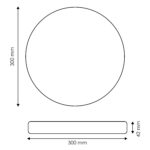 Plafon Led Neox 24W Black - Imagen 2