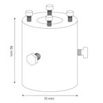 Soporte Fijación Luminaria LED Villa a Columna - DSC - Imagen 2