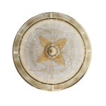 Plafón Decorativo LED Circle Flower Gold
