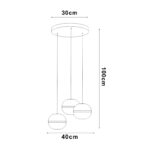 Lámpara LED de Techo Curling 108W CCT - DSC - Imagen 2