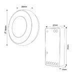 Controlador Regulador Monocolor+CCT 12/24V DC + Mando RF - Imagen 2