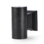 Aplique de pared LED Tube Black 2X3W IP54 - Imagen 4