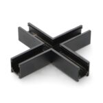 Unión en X Horizontal para Carril Magnético Serie 16mm - Imagen 4
