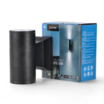 Aplique de pared LED Tube Black 2X3W IP54 - Imagen 5