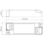 Driver Lifud regulable Triac Salida 25-42V Dc 8-14W No flicker LF-ABT014A-0350-42 - Imagen 2