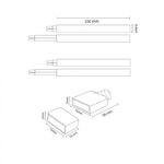 Cable Adaptador Para Tira Led 220Vac Ruzok - Imagen 2