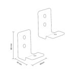 Grapas de pared y techo para Barra Led Trunk - Imagen 3