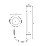 Emergencia Led 3W RounFix Permanente / No Permanente - Imagen 2