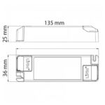 Driver LIFUD Salida 25-42V DC 30W LF-GIR030YM750H - Imagen 2