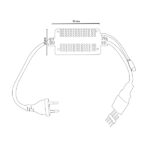 Controlador para Neón LED RGB 220V con mando - Imagen 2