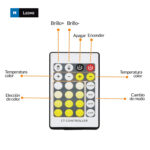 Controlador Mini Para Tiras Led CCT Con Control Remoto Por Ir - DSC - Imagen 3