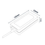 Adaptador de Corriente Para Tiras Led 60W 24Vdc - Imagen 2