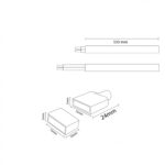 Cable Adaptador Para Tira Led 220Vac Ruzok - Imagen 2