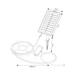Pack Tira de Led Solar Smd2835 300L 3000K - 5 Metros - Imagen 3