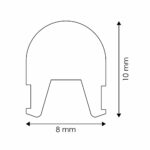 Funda de Silicona Next Generation 8X10 Para Tiras Led - 50 Metros - Imagen 2