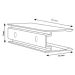 Fijación de aluminio para Neón Led - Imagen 2