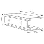 Fijación de aluminio para Neón Led RGB - Imagen 2