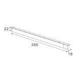 Foco LED Lounge Serie 16mm 10W para carril magnético Blanco 48V - Imagen 2