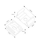 Pack 2 Tapones y 2 grapas para Perfil LM3709 - Imagen 2