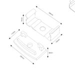 Pack 2 Tapones y 2 grapas para Perfil LM3730 - Imagen 2