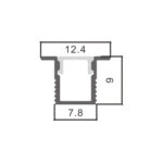 Perfil de aluminio Yoret - 2 metros - Imagen 2