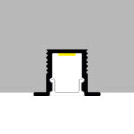 Perfil de aluminio Yoret - 2 metros - Imagen 3