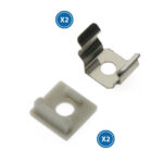 Pack 2 Tapones y 2 grapas para Perfil LM3743