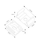Pack 2 Tapones y 2 grapas para Perfil LM3757 - Imagen 2