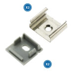 Pack 2 Tapones y 2 grapas para Perfil LM3765