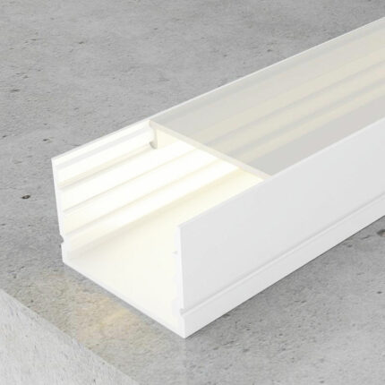 Perfil de aluminio Rok Lacado Blanco - 2 metros