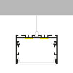Perfil de aluminio Sixe Lacado Negro - 2 metros - Imagen 3