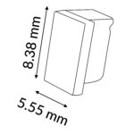 Pack 2 Tapones para Perfil LM3848 - Imagen 2