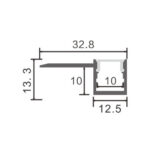 Perfil de aluminio Hure - 2 metros - Imagen 2
