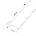 Difusor Opal En Rollo Ancho 48 Mm - 30 Metros - Imagen 2