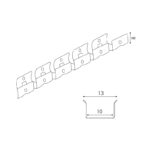 Perfil flexible de Acero Inoxidable 10X8H mm para neones o funda de silicona - 20 metros - Imagen 2